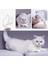 4 Pcs Kedi Ayak Koruyucu Anti-Isırık Namlu Kedi Banyo Bakım Malzemeleri Nefes Alabilir Maske Anti-Yalama Uzay Kaput Maskesi Kapak Namlu Kedi Bakım Aksesuarları (Yurt Dışından) 2
