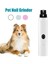 Pembe Köpek Tırnak Öğütücü USB Şarj Edilebilir Elektrikli Köpek Tırnak S Pet Bakım Ekipmanları Tırnak Kesici Malzemeleri M5S3 (Yurt Dışından) 4