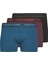 Renkli Logolu 3'lü Boxer Paketi - Sailor Blue 1