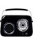 FB-R302-BK Siyah Retro Radyo ve Bluetooth Hoparlör 1