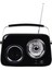 FB-R302-BK Siyah Retro Radyo ve Bluetooth Hoparlör 4