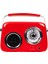 FB-R302-RD Kırmızı Retro Radyo ve Bluetooth Hoparlör 1