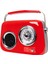 FB-R302-RD Kırmızı Retro Radyo ve Bluetooth Hoparlör 2