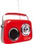 FB-R302-RD Kırmızı Retro Radyo ve Bluetooth Hoparlör 3