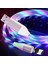 A6 Çoklu Şarj Adaptörü 4 Port + J21 Micro USB Magnetic Akan LED Işıklı Şarj Kablosu -1mt 3