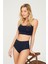 Yüksek Bel Basic Lazer Kesim Bikini Külot 3'lü Paket - 3 5