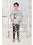 Erkek Çocuk Uzun Kollu Pijama Takımı Colarado Gri 3