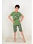 Erkek Çocuk Kapri Pijama Takımı Bronx Crazy Yeşil 1
