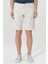 Slim Fit Dar Kesim 5 Cep Armürlü Şort 2
