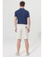 Slim Fit Dar Kesim 5 Cep Armürlü Şort 8