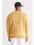 AC&Co / Altınyıldız Classics Erkek Hardal Standart Fit Normal Kesim Içi Polarlı 3 Iplik Bisiklet Yaka Pamuklu Sweatshirt 5