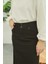 2254- Klasik Gabardin Etek Siyah 2