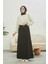 2254- Klasik Gabardin Etek Siyah 5