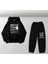 Radiohead Baskılı Siyah Sweatshirt-Eşofman Altı İkili Takım 1
