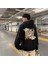 Gear 5 Sırt Baskılı Siyah Oversize Kapüşonlu Sweatshirt 1