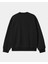 Not Feeling It Today Baskılı Siyah Oversize Bisiklet Yaka Sweatshirt 2