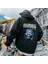Snoopdogg Baskılı Siyah Oversize Kapüşonlu Sweatshirt 1
