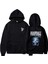 Snoopdogg Baskılı Siyah Oversize Kapüşonlu Sweatshirt 2