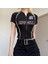 Y2K Hype Girl Zip Fermuarlı Siyah Crop 3