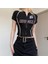 Y2K Hype Girl Zip Fermuarlı Siyah Crop 4
