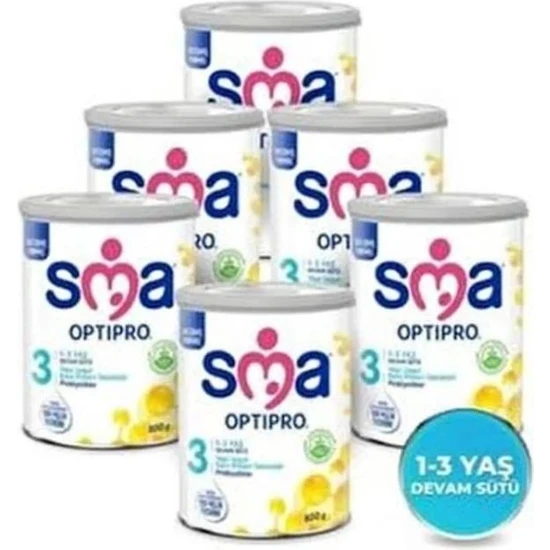 Sma Optipro 3 Probiyotik Devam Sütü 400 gr x 6 Adet