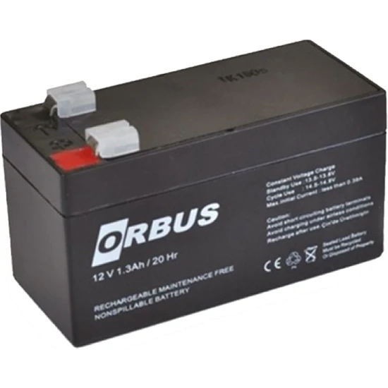 Orbus 12V 1.3 Ah Akü