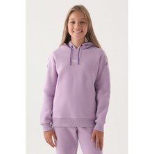Kappa Kız Çocuk Lila Sweatshirt
