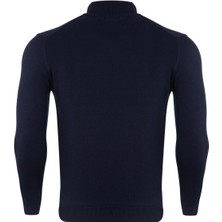 Tony Montana Büyük Beden Klasik Kalıp Basic Yarım Balıkçı Triko-TB3034TKB221