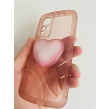 Benedetto Xiaomi 12 Lite Kamera Korumalı Popsocketli Pembe Kılıf