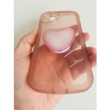 Benedetto Iphone 14 Plus Kamera Korumalı Popsocketli Pembe Kılıf