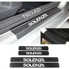 TSC Solenza Karbon Kapı Eşiği Kaplama Sticker Yapıştırma (4ADET) ZZ37