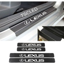 TSC Lexus Karbon Kapı Eşiği Kaplama Sticker Yapıştırma (4 Adet) ZZ121