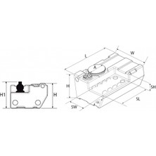 Marintek Pis Su Tankı Sistemi 80 Litre 12V