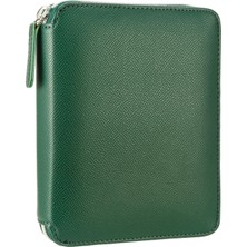 Victoria's Journals 123 0294 Victoria's Journals Zipper Folder Organizer Defter A6 Çizgili Yeşil