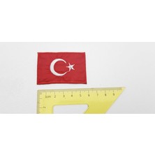 Seçilir "türk Bayrağı" 6 cm x 4 cm  Arma Yama Patch (1 Adet)