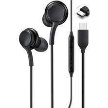 Dvr Gsm Kulakiçi Kulaklık Kablolu Type-C Uyumlu Mikrofonlu Kulaklık Kulakiçi