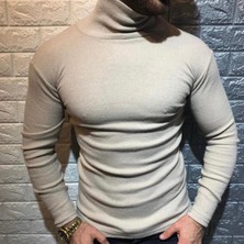 Qalina Life 2 Li Set Full Likralı Unisex Balıkçı Yaka Boğazlı Kazak