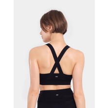 Stage Activewear Siyah Sıkılaştırıcı Bra