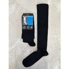 Sky Socks Seyahat ve Uçuş Diz Altı Çorap Siyah 35 - 38 Anatomik Topuk ve Yumuşak Bant Özelliği