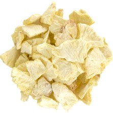 Dokuru Ananas Kuru Meyve Cipsi - Dondurularak Kurutulmuş Freeze Dried Çıtır Ananas