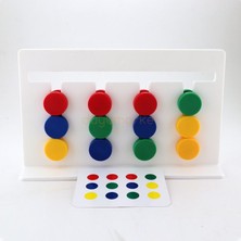 Ritoys Four Colour Oyunu - Montessori Zeka Oyunu - Rubik Abaküs