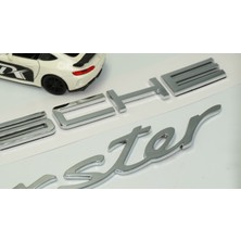 Dk Porsche Boxster Bagaj Krom Abs Eski Model Yazı Logo Amblem Seti