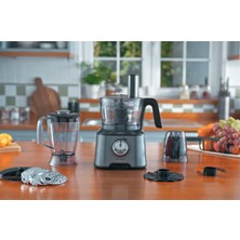 Karaca Mastermaid Power Multifunctional 10 In 1 Galaxy Grey Mutfak Robotu, Blender Seti 2000W