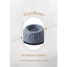 Zeytstore Beyaz Eşya Altlığı Ayağı Çamaşır Bulaşık Makinası Buzdolabı Yükseltici Titreşim Önleyici 12 Adet