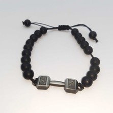 Seçilir Doğal Mat Oniks Taş Erkek Bileklik - Model 09