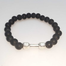 Seçilir Doğal Mat Oniks Taş Erkek Bileklik - Model 17