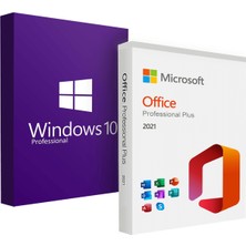 Microsoft Windows 10 Pro Lisans Ve Office 2021 Pro Plus Lisans Anahtar