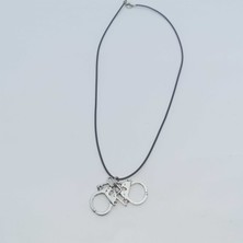 Seçilir Kelepçe Sembollü Metal Kolye