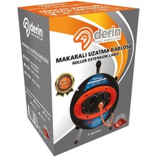 Visco +Plus Makaralı Seyyar Uzatma Kablosu 3 x 1,5 - 35 Metre
