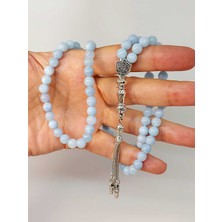 Yaşam Tohumu Akuamarin Taşı 99LUK Tesbih 6mm